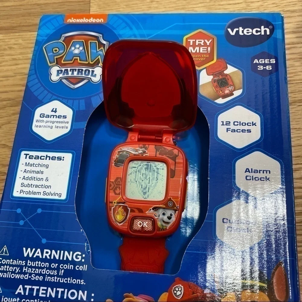 Paw Patrol Marshall Learning Watch V-tech NEW Red